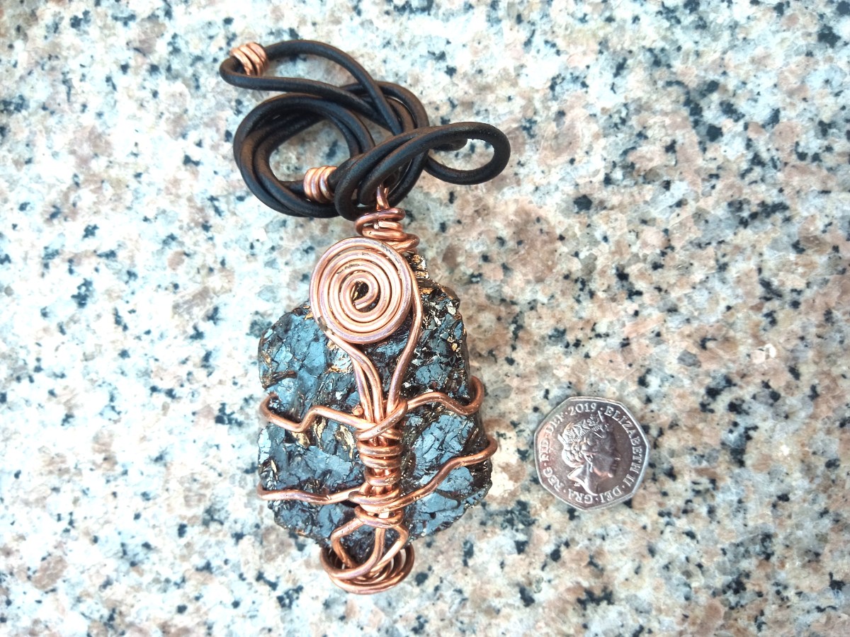 Shungite Pendant Necklace – Style&nbsp;3